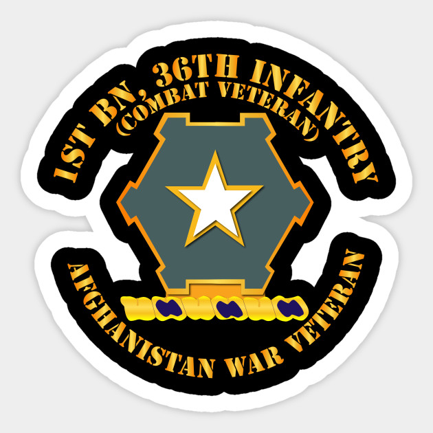 1st Bn 36th Infantry DUI - Combat Vet - Afghanistan War Vet